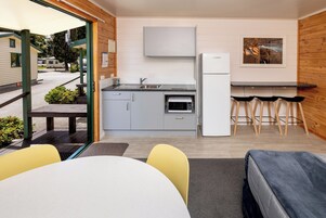 Family Standard Cabin - Shared Bathroom | Private kitchen | Highchair