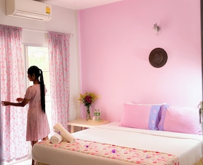 Standard Room | In-room safe, rollaway beds, free WiFi, bed sheets - Les Fleurs (Takua Pa)
