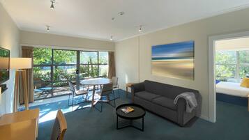 Suite, 2 Bedrooms, Park View | Premium bedding, memory foam beds, desk, laptop workspace