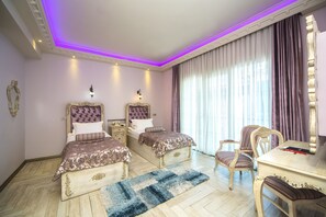 Free minibar items, in-room safe, desk, soundproofing