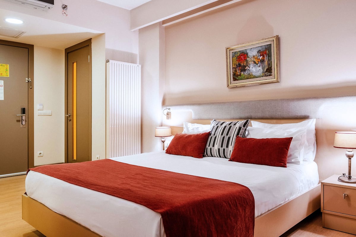 Ropa de cama de alta calidad y minibar