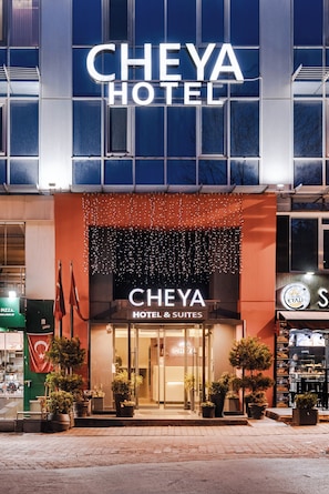 Front of property – evening/night