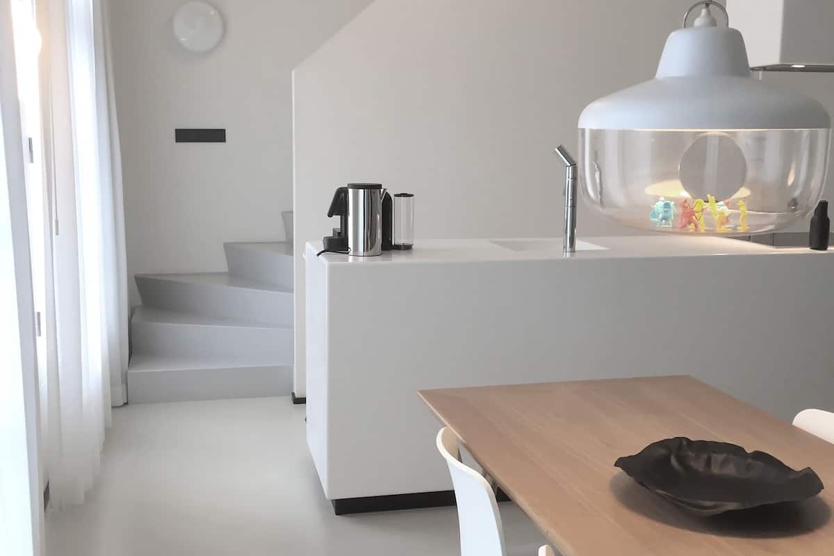 Deluxe maisonnette (3 persons) | Privékeuken | Een koelkast, een oven, een kookplaat, een vaatwasser