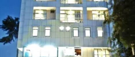 Front of property – evening/night