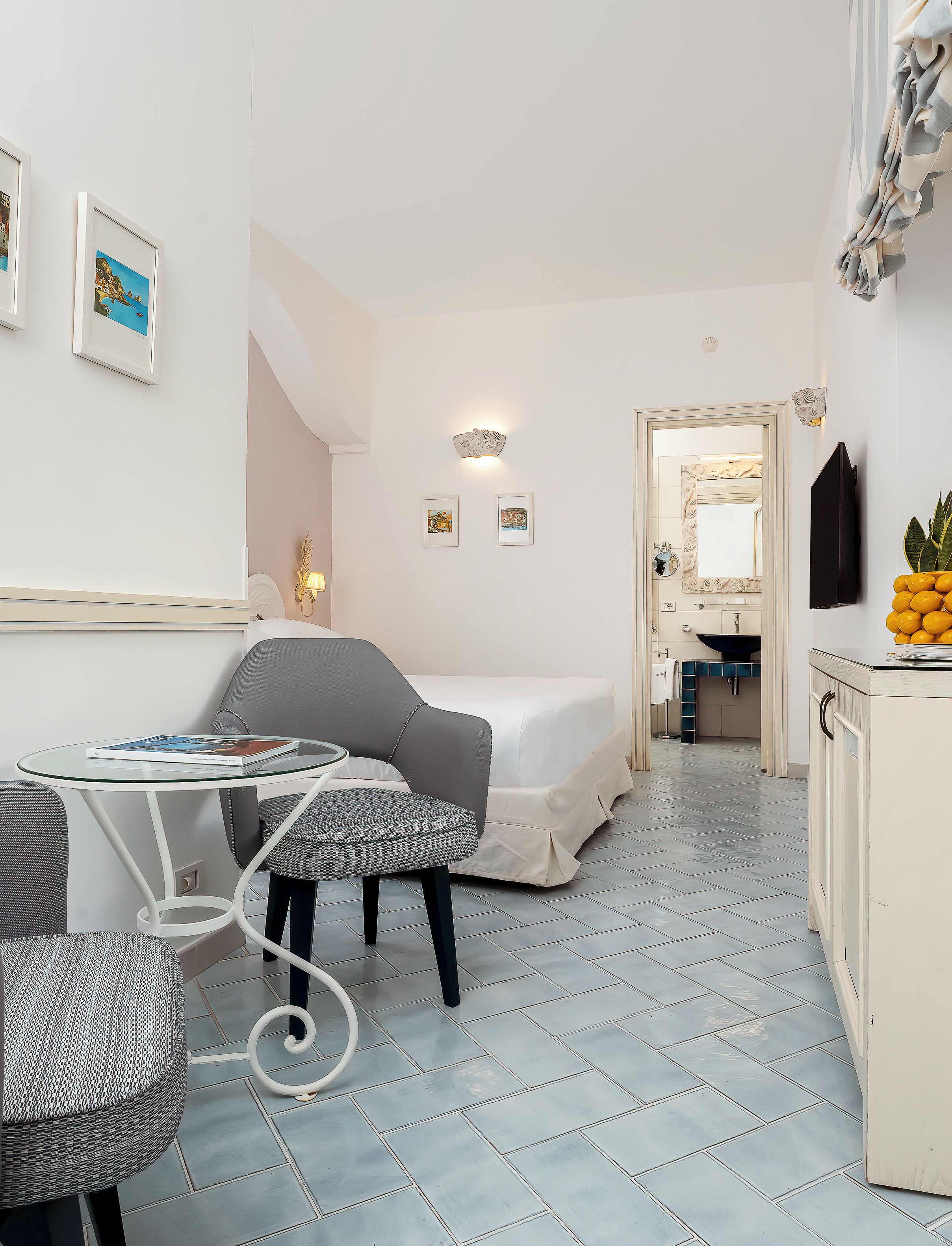 Superior dubbelrum - terrass | Italienska Frette-lakan, sängtillbehör av högsta kvalitet och duntäcken