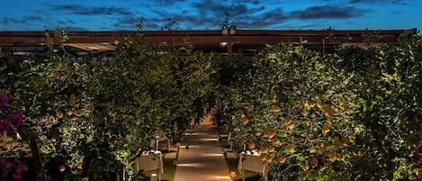 Breakfast, lunch served; Italian cuisine, pool views