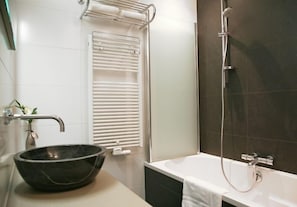 Shower, hair dryer