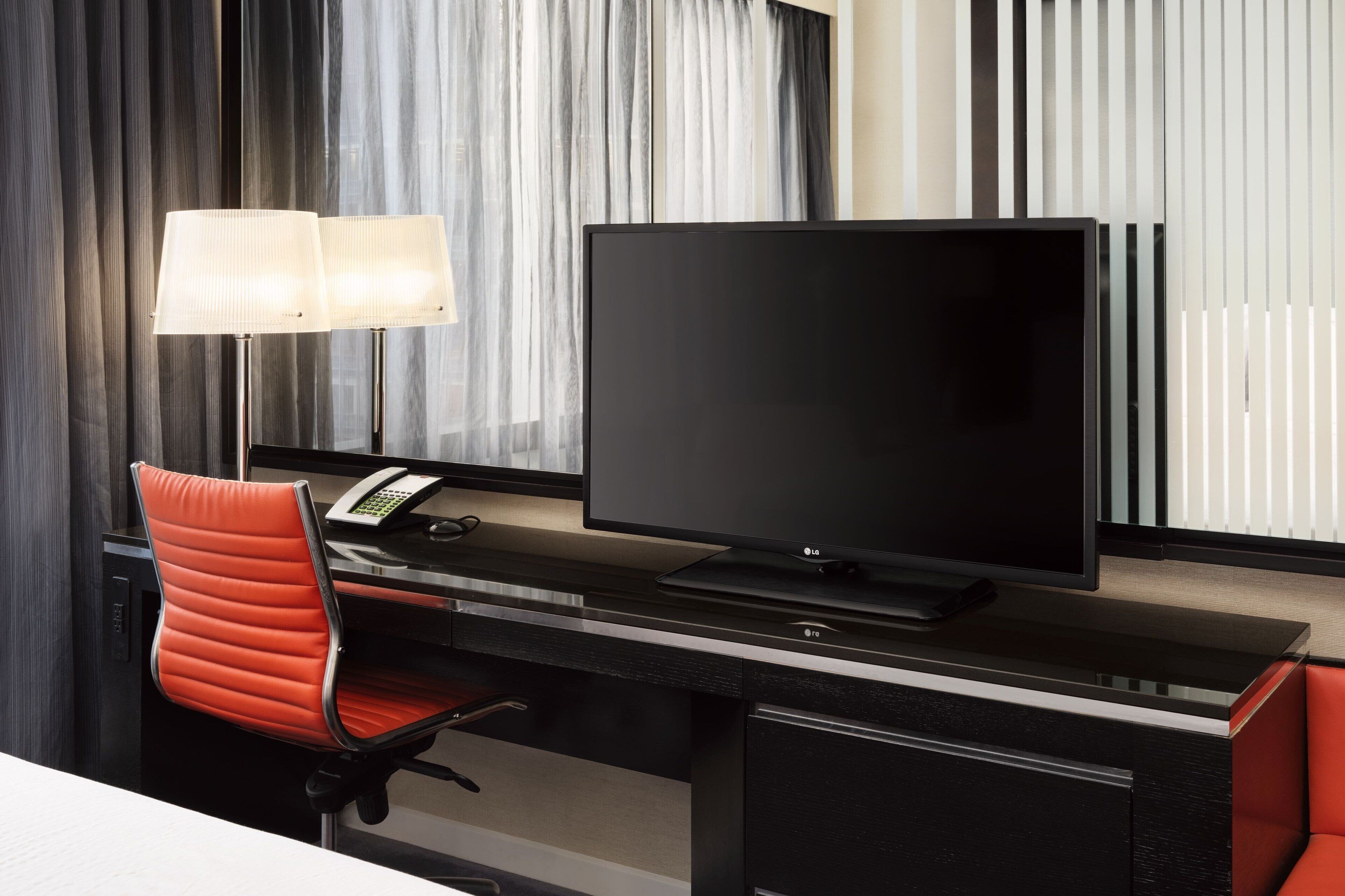 premium bedding, in-room safe, desk, soundproofing