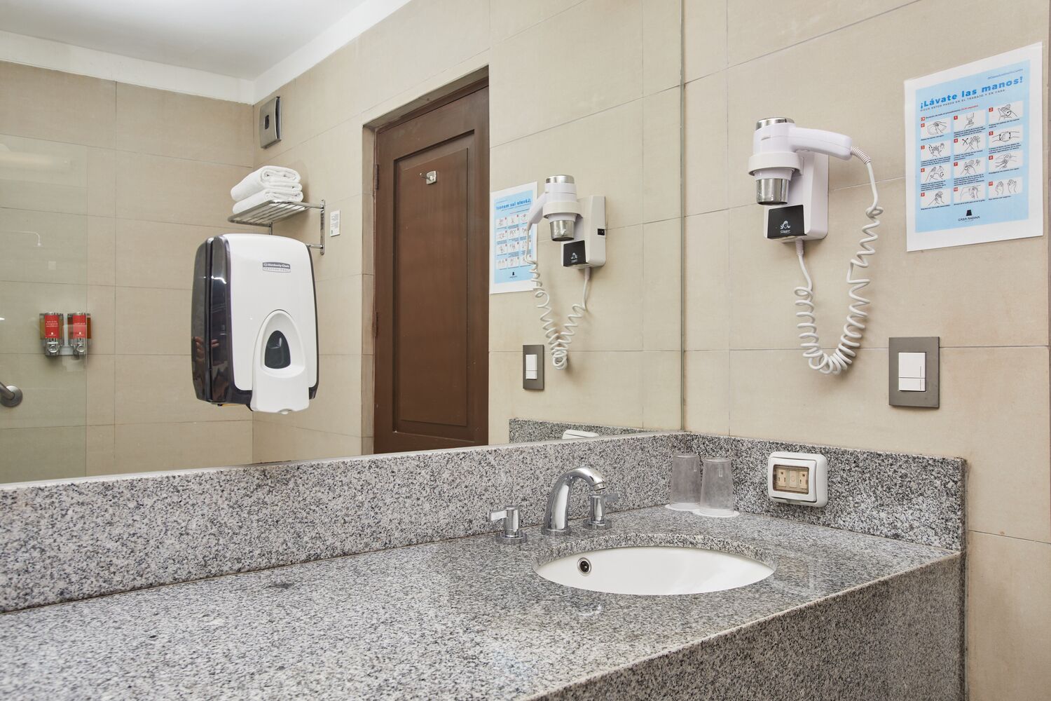 junior room, 1 king bed | bathroom | shower, free toiletries, hair dryer, towels