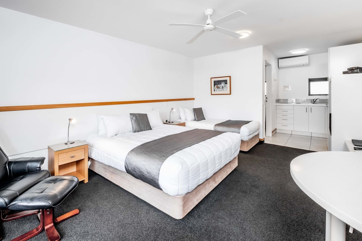 In-room safe, blackout curtains, iron/ironing board, free WiFi