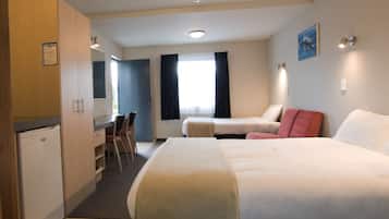 In-room safe, soundproofing, iron/ironing board, rollaway beds