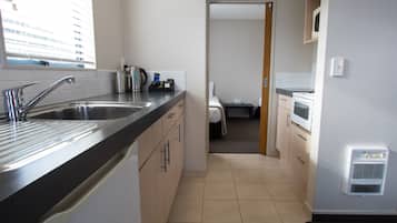 Family Suite, 1 Bedroom | Private kitchenette | Fridge, coffee/tea maker, electric kettle, toaster