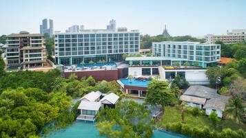 منظر من الجو على ارتفاع عالٍ