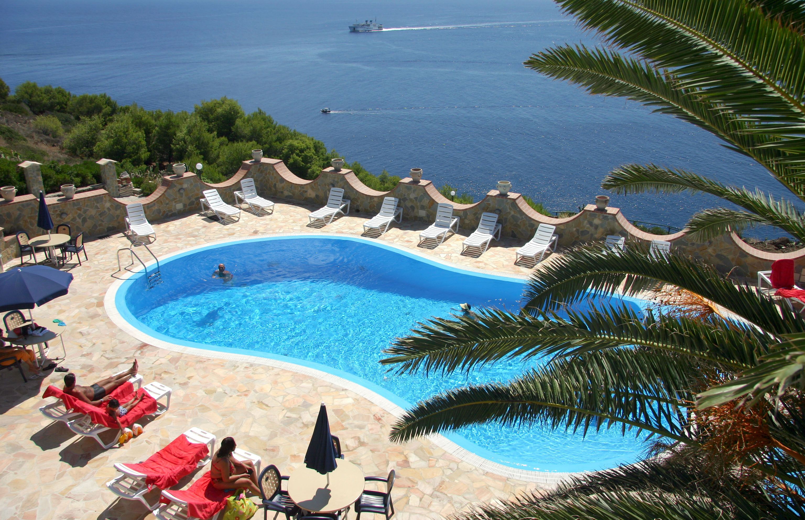 2 outdoor pools, open 9:30 AM to 7:00 PM, pool umbrellas, sun loungers