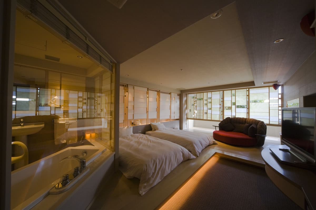 1 camera, biancheria da letto di alta qualità, una cassaforte in camera