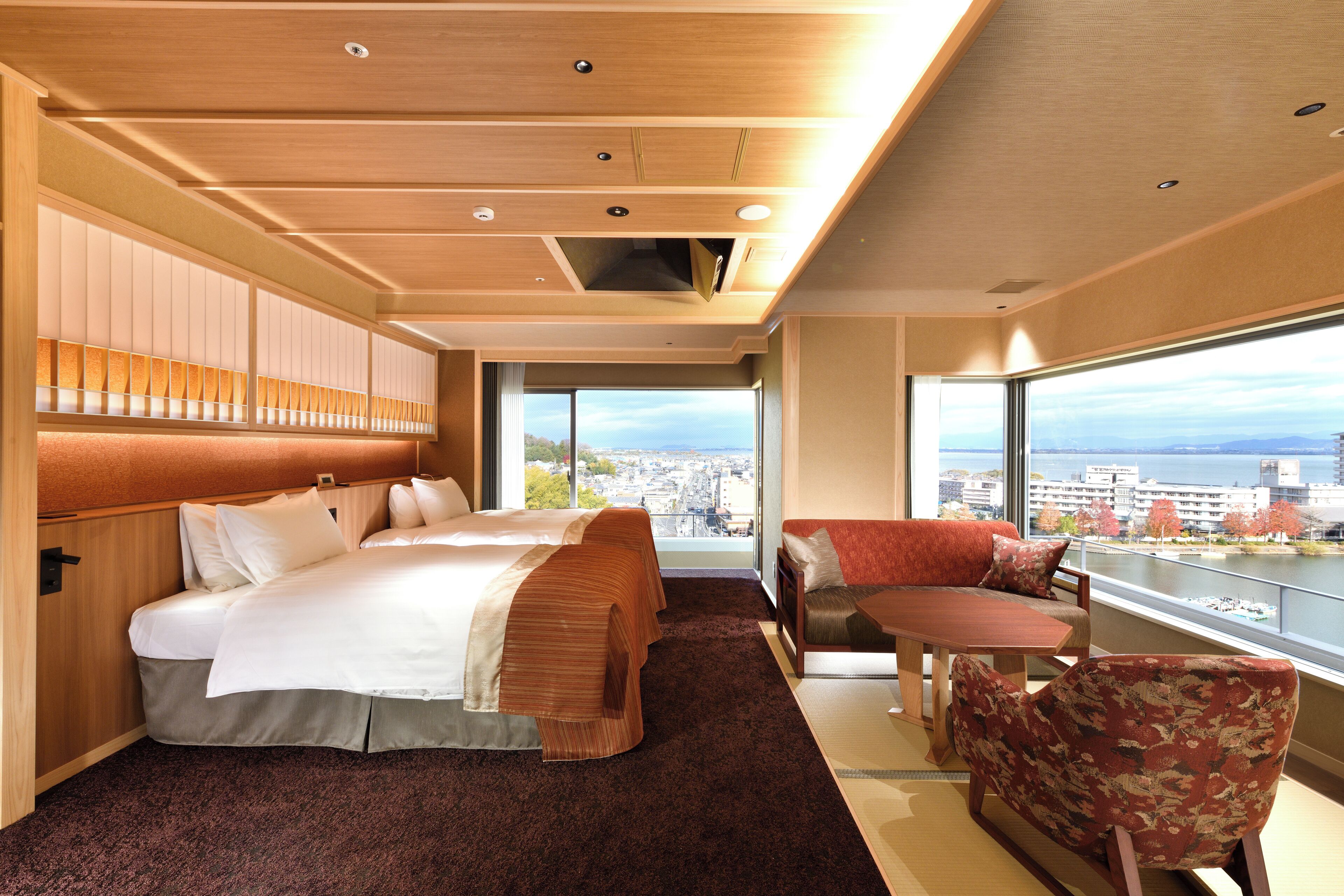 [KAROI Luxury floor] Japanese Style KAROI Suite  AKANE with Open Air Bath, Non Smoking | Premium bedding, in-room safe, free WiFi