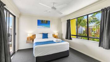 Large One Bedroom Apartment - Partial Views | 1 bedroom, iron/ironing board, WiFi (free), bed sheets