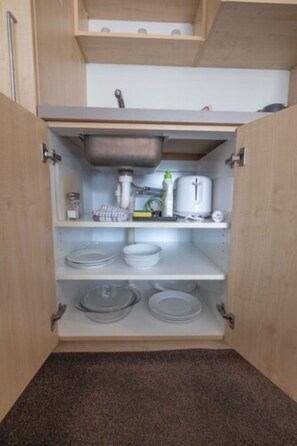 Accessible King studio | Private kitchenette | Fridge, microwave, coffee/tea maker, electric kettle - The Westhaven Motel (Fox Glacier)