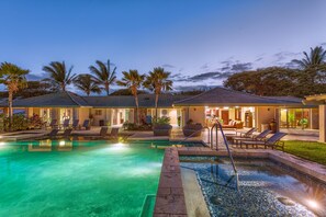 야외 스파 욕조