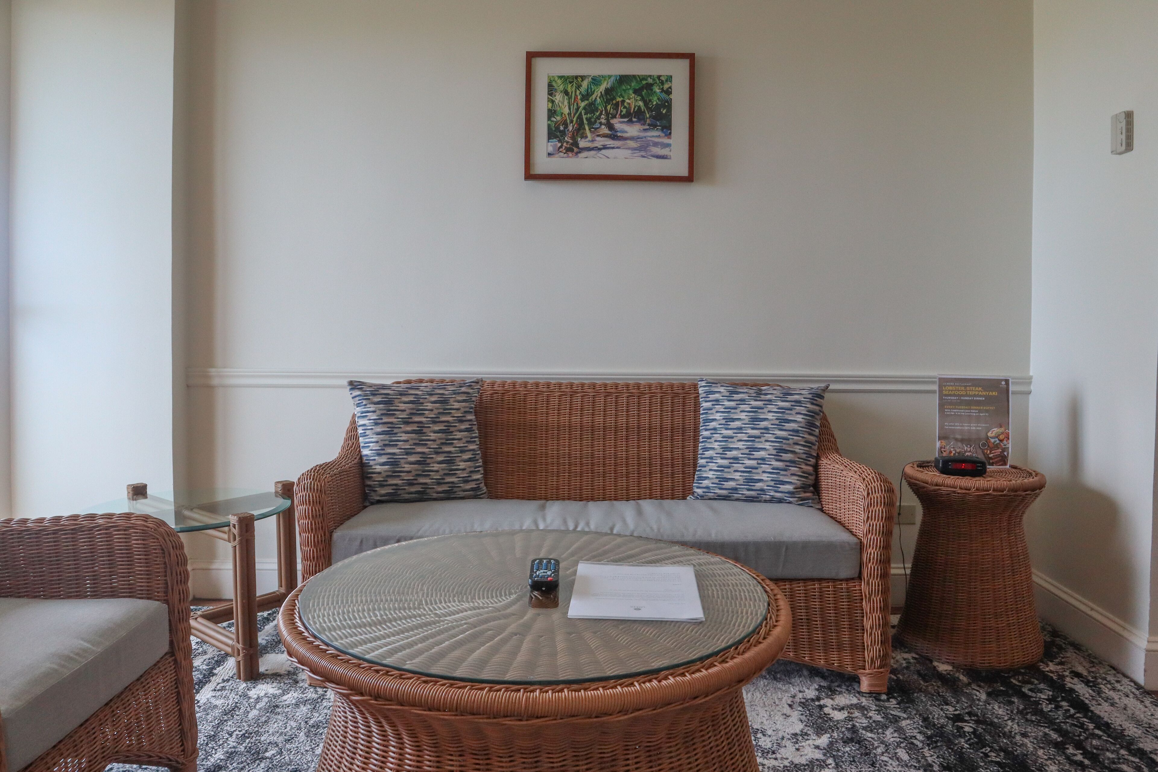 In-room safe, desk, iron/ironing board, WiFi (free)