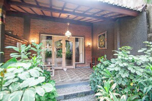 Familien-Vierbettzimmer, Gartenblick | Blick auf den Garten