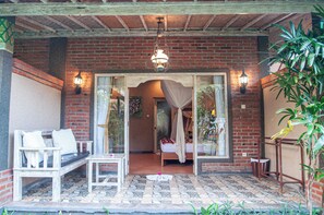 Deluxe-Doppel- oder -Zweibettzimmer, Gartenblick (Super) | Blick auf den Garten