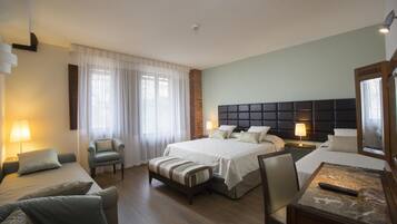 Superior Double Room, Balcony, City View | Down comforters, in-room safe, desk, blackout drapes