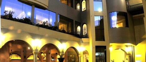 Front of property – evening/night