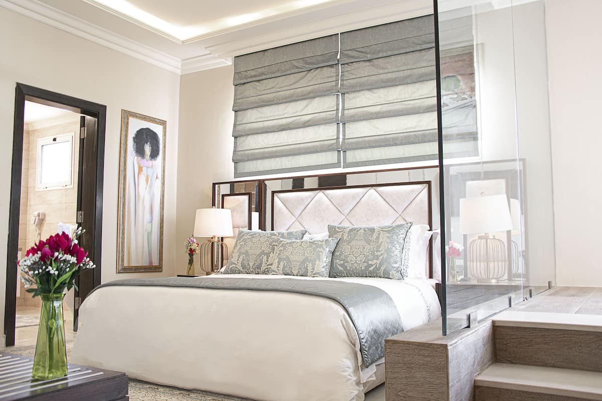 presidential suite | 2 bedrooms, frette italian sheets, premium bedding, down duvets