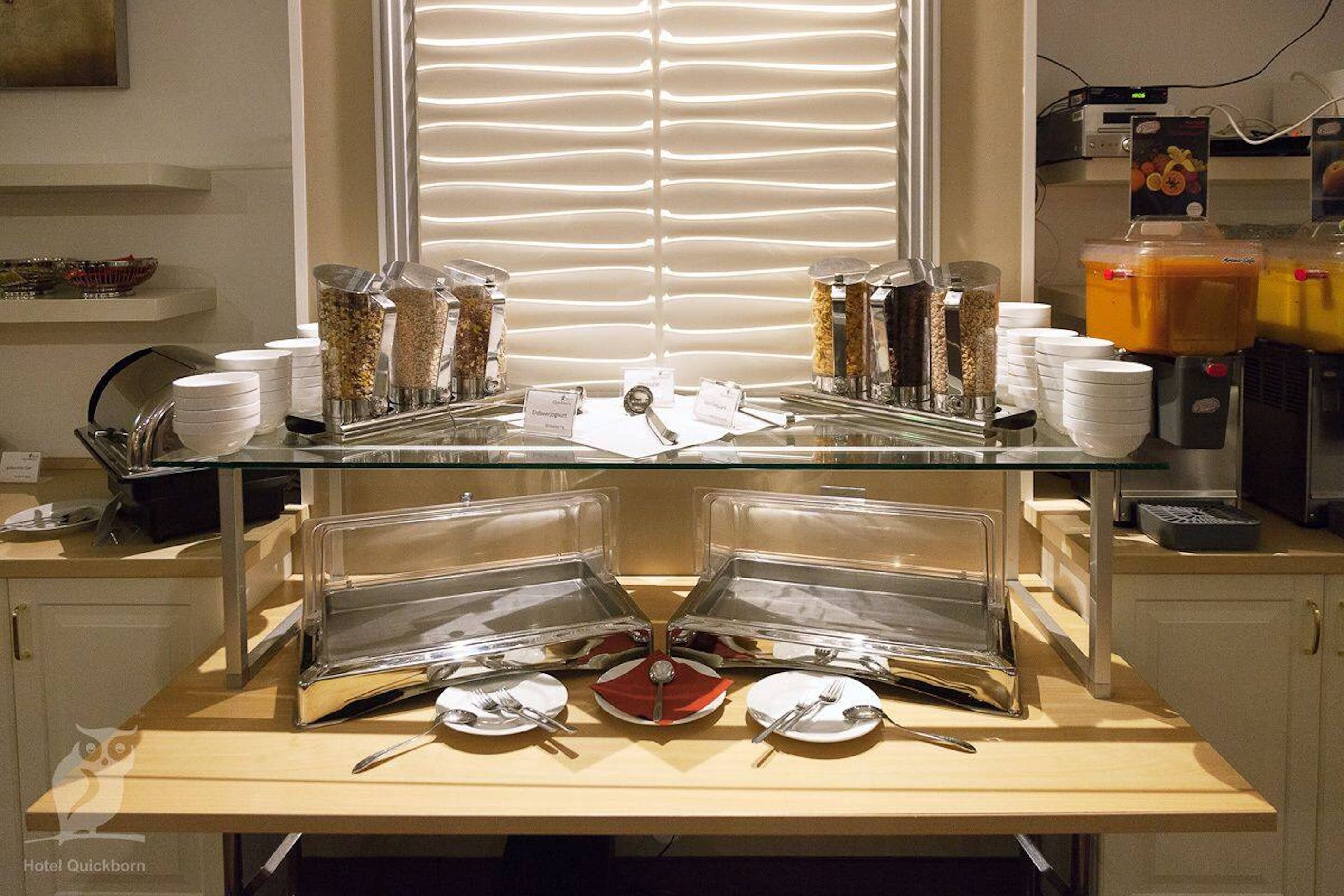 daily buffet breakfast (eur 5 per person)