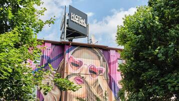 Façade de l’hébergement