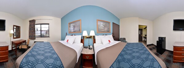 Desk, iron/ironing board, rollaway beds, free WiFi