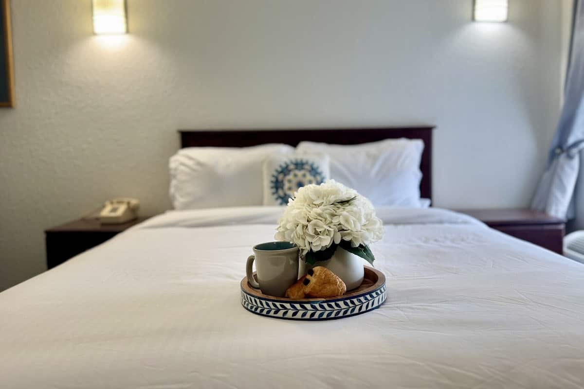 1 habitación y ropa de cama de alta calidad