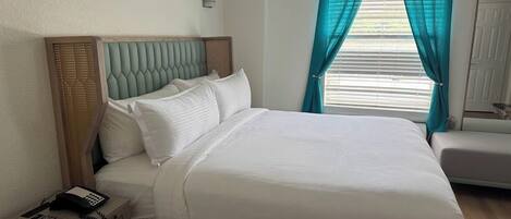 1 habitación y ropa de cama de alta calidad