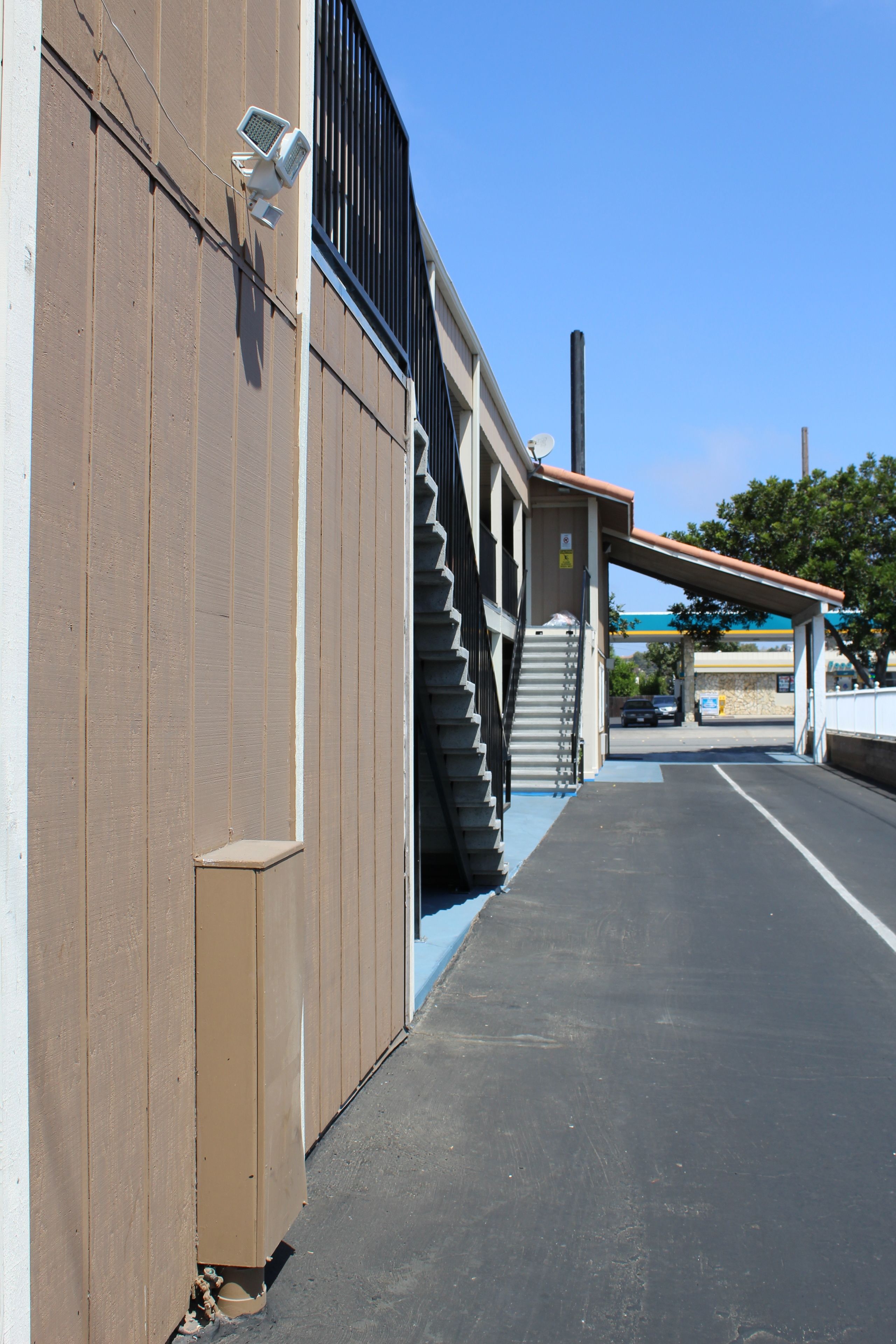 Entrada de la propiedad