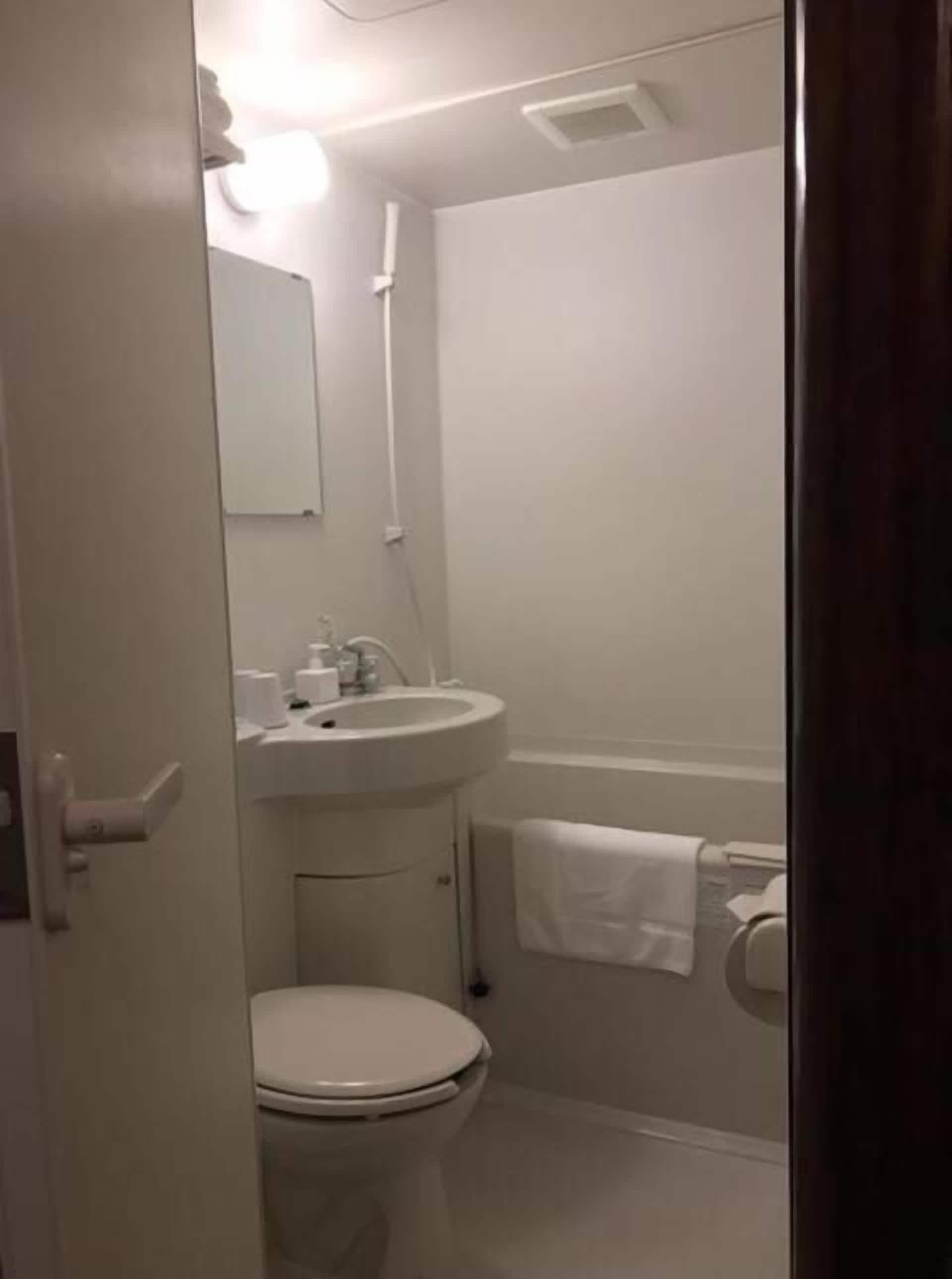 shower, hair dryer, bathrobes, slippers