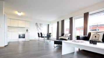 Apartment, 2 Bedrooms | Living area | Flat-screen TV