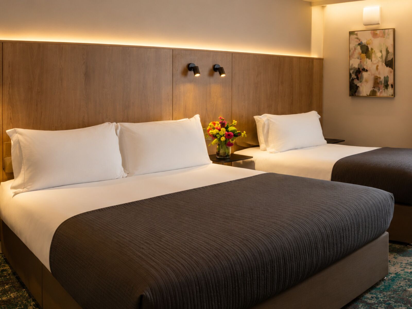 Deluxe Triple Room, Non Smoking, Private Bathroom | In-room safe, iron/ironing board, free cots/infant beds, free WiFi