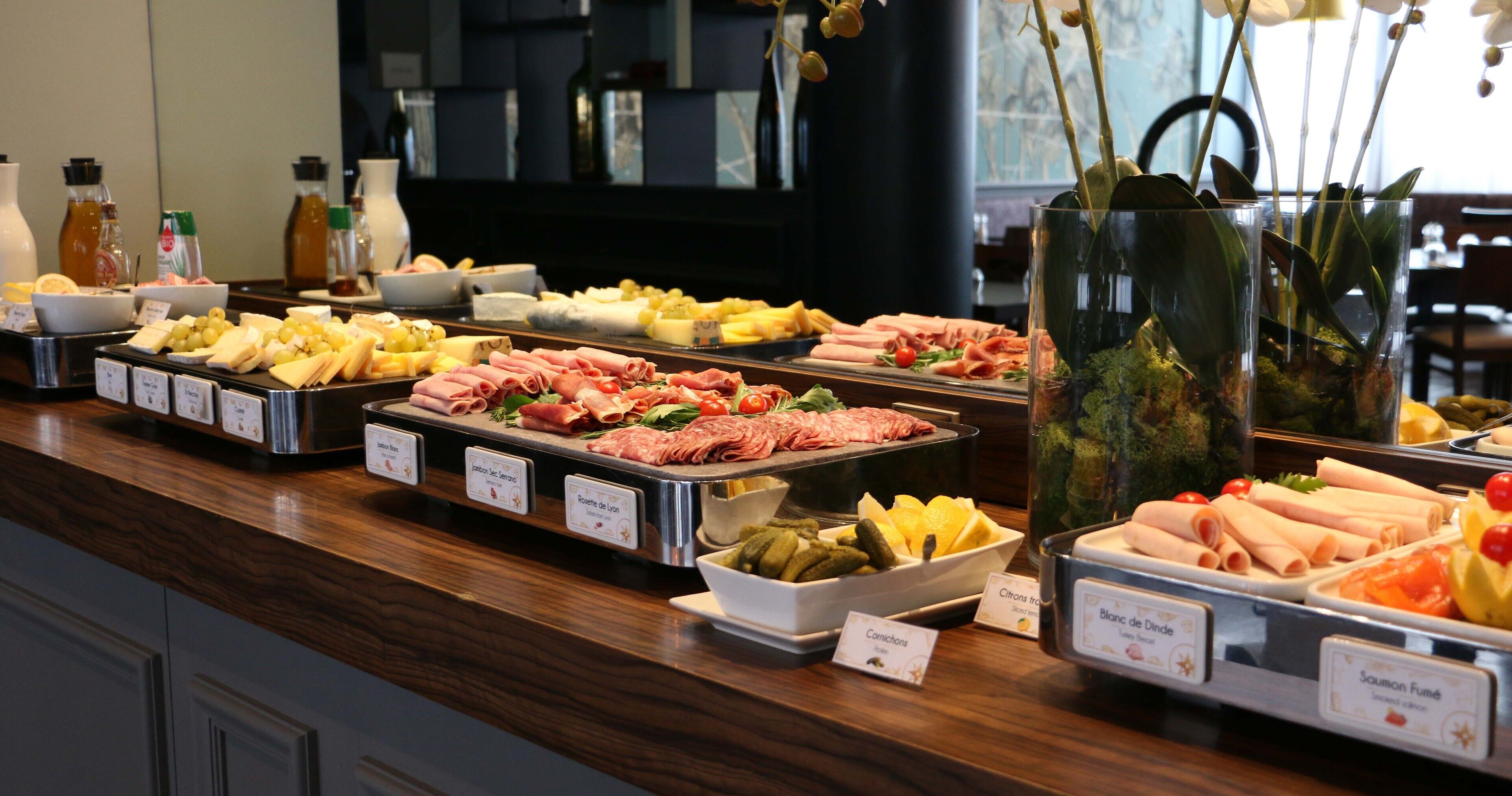 daily buffet breakfast (eur 20 per person)