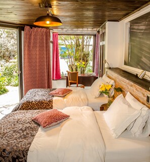 Deluxe kamer | Lakens van Egyptisch katoen, luxe beddengoed, donsdekens