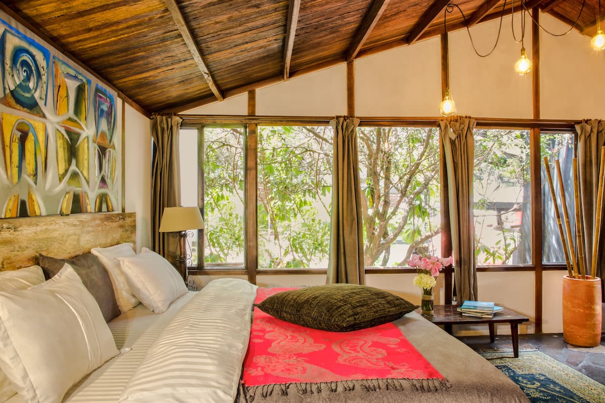 Exclusieve suite, 1 kingsize bed | 1 slaapkamer, lakens van Egyptisch katoen, luxe beddengoed
