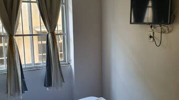 Minibar, bed sheets