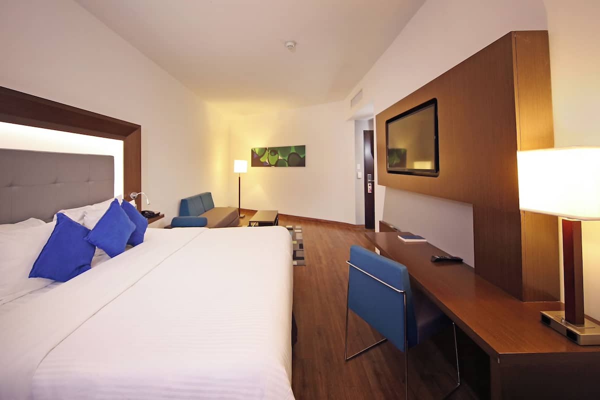 1 Schlafzimmer, hochwertige Bettwaren, Pillowtop-Betten, Zimmersafe