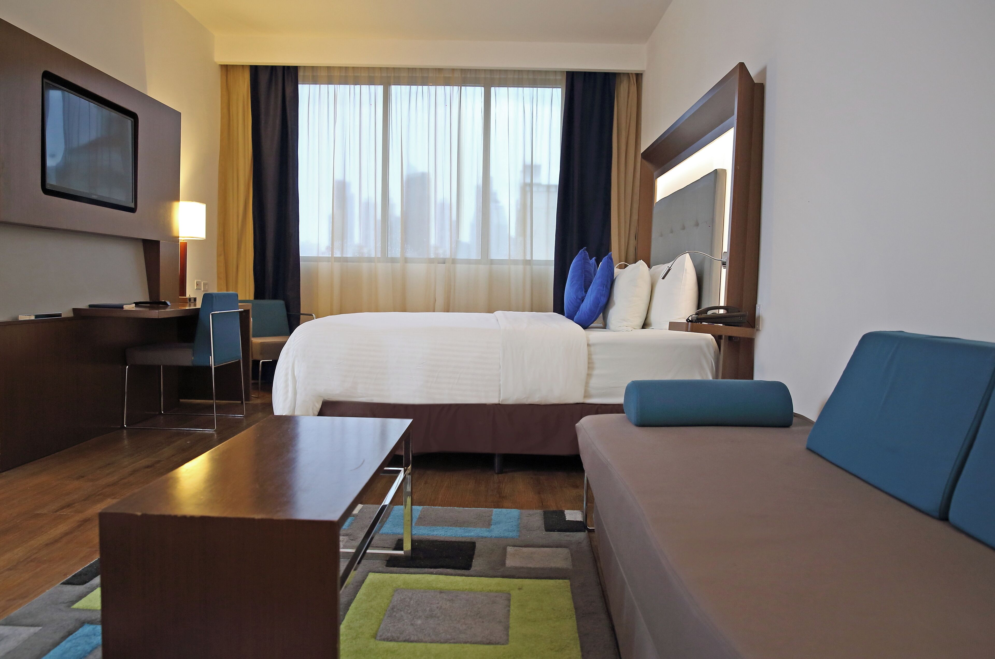 family room, 1 king bed with sofa bed | 1 bedroom, premium bedding, pillow-top beds, in-room safe