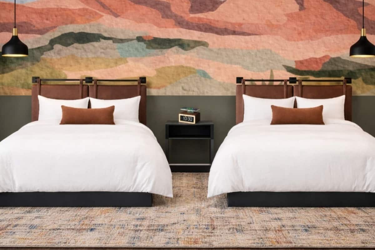 Standard Room, 2 Queen Beds | Down comforters, bed sheets