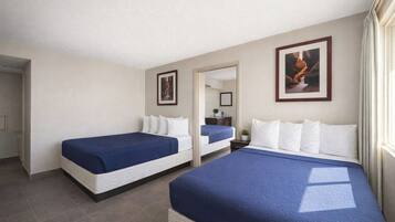 Family Room, 4 Full Size Beds | Living area | TV