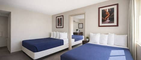 Family Room, 4 Full Size Beds | Living area | TV