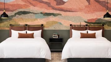 Standard Room, 2 Queen Beds | Down comforters, bed sheets