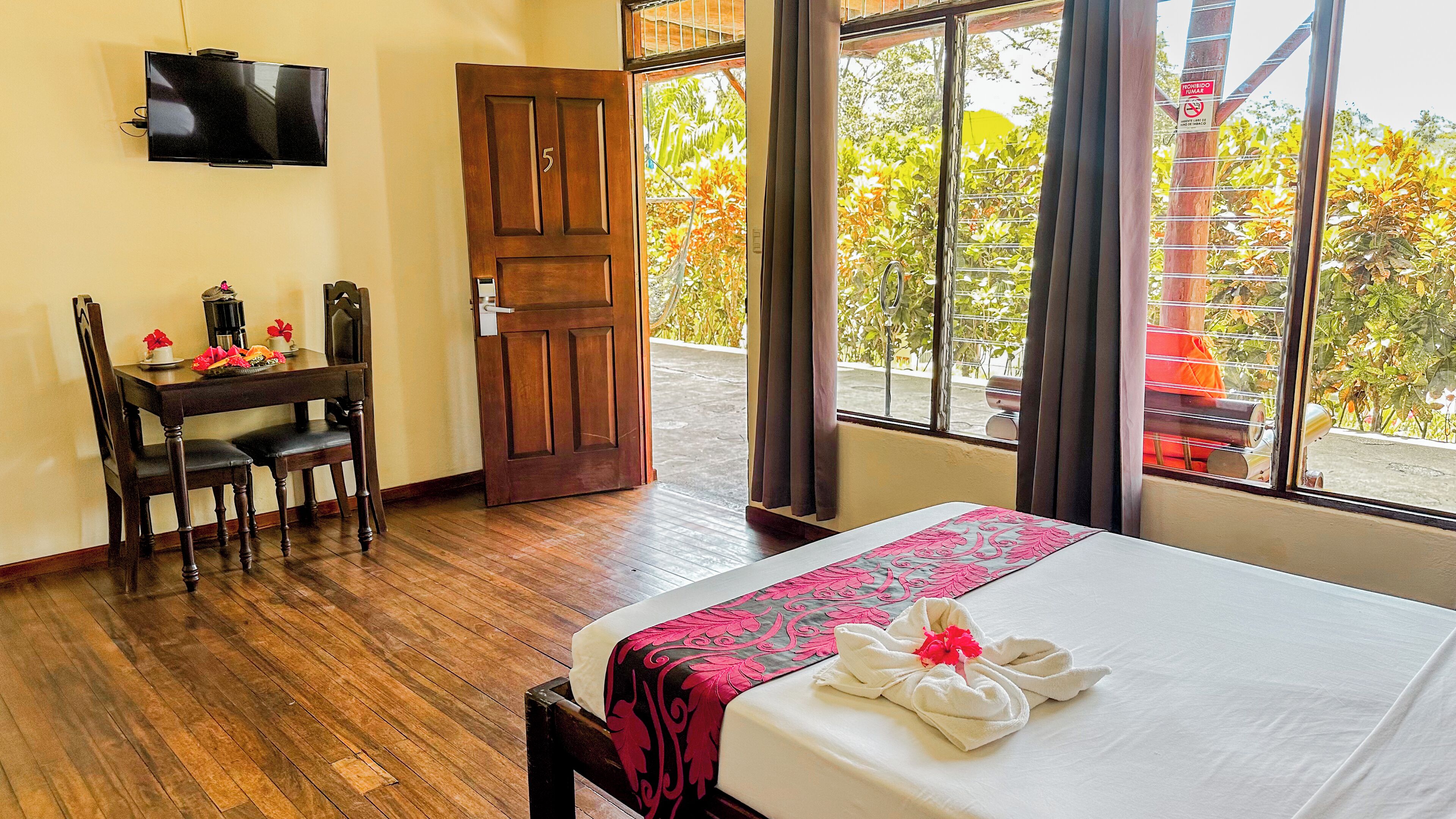 superior garden view | frette italian sheets, premium bedding, in-room safe, iron/ironing board