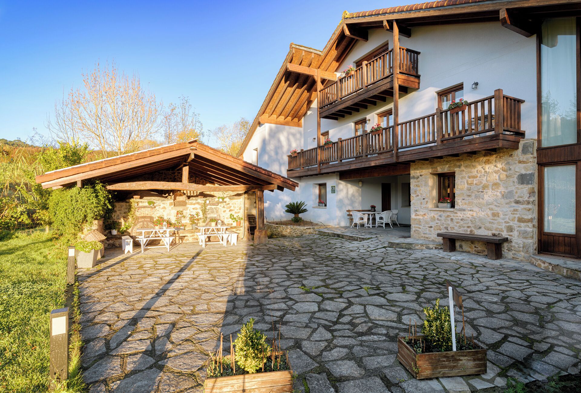 Fassade der Unterkunft